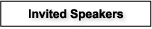 Invited Speakers