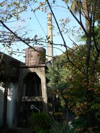 Chimney in Japanese sake-making facilities