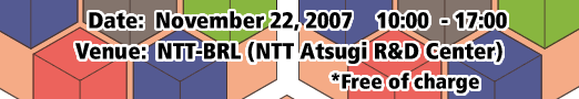 Data: November 22, 2007 10:00 - 17:00