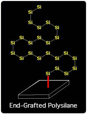 End-graft polysilane